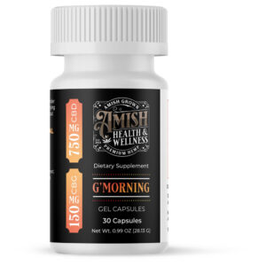G’Morning Capsules CBD + CBG, 900 mg