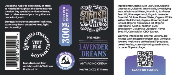 Image of Lavender Dreams Bottle Label